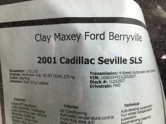 2000 Cadillac Seville STS in Berryville, AR - Clay Maxey Ford of Berryville
